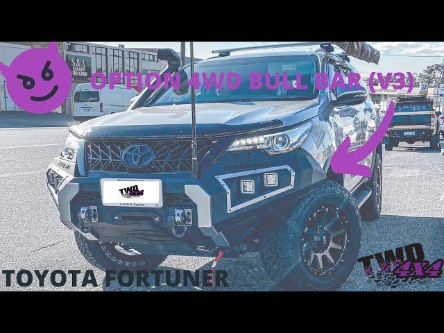 The NEW Toyota Fortuner Front Bar from Option 4WD [TWD 4x4 Certified Fitting] 