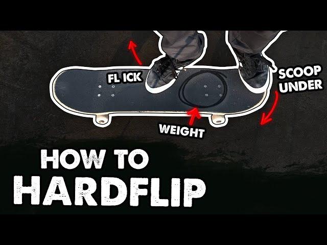 How to Hardflip - Skateboard Tricks Tutorial (Slow Motion)