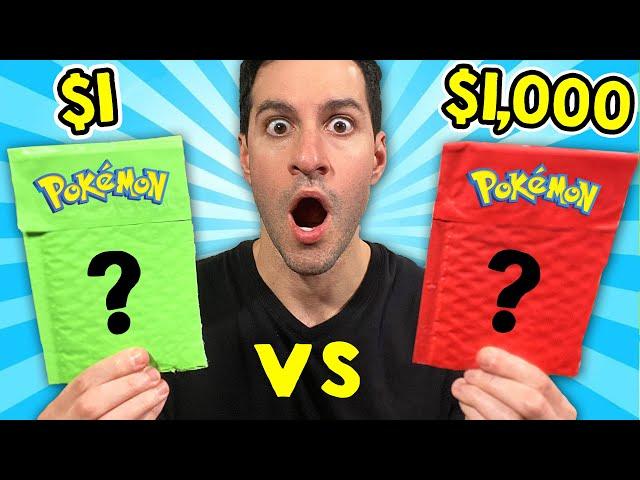 $1 vs $1000 Pokemon Mystery Pack