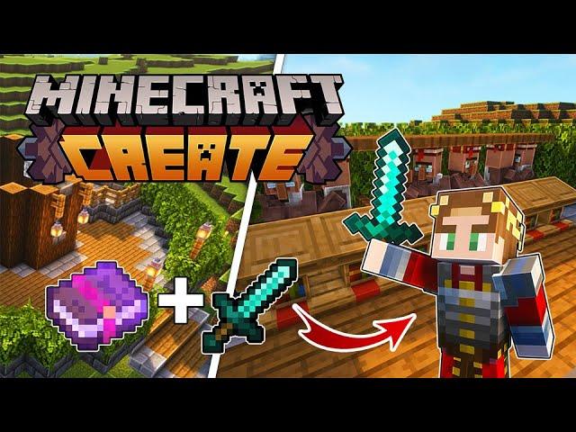 I UPGRADED MY GEAR in Minecraft Create Mod!