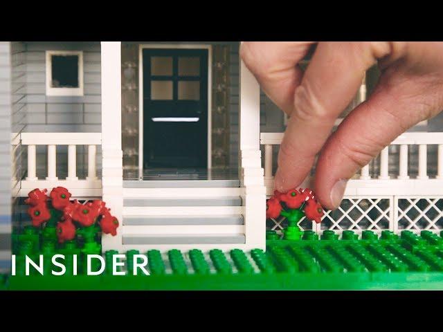 Mini Lego Houses Replicate Real Homes