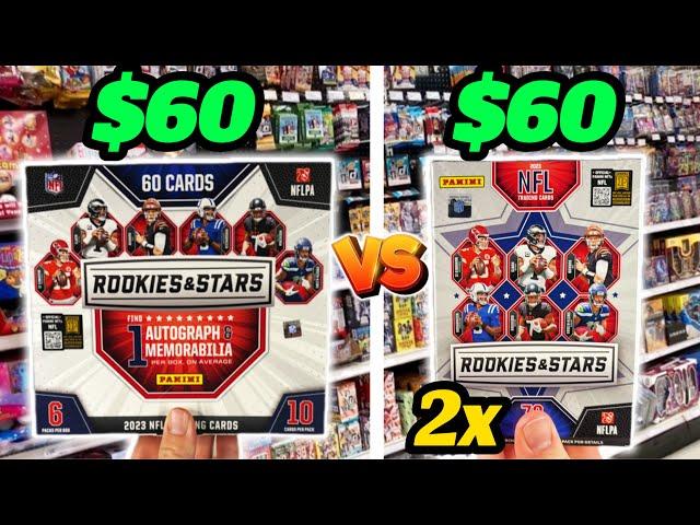 1 LONGEVITY vs 2 BLASTER BOXES (2023 Rookies and Stars Football)