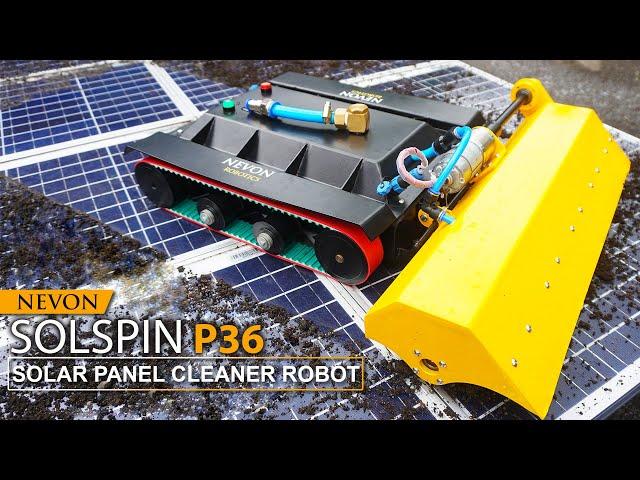 Nevon Solspin P36 V2 Solar Panel Cleaner Robot 2024