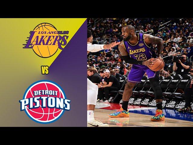 Lakers vs Pistons | Lakers Highlights | November 4th, 2024