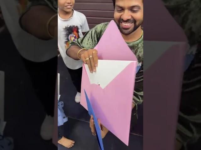 Dhruv Gije And Kavya Bhalodia Thankyou Card and Message for Shivarth sir And Deepika Ma'am