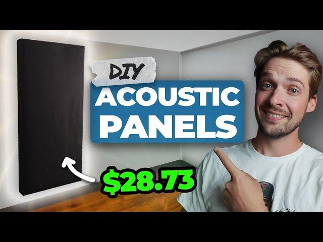 How to Make DIY Acoustic Panels for $28 in 2024! (With Free Plans!)