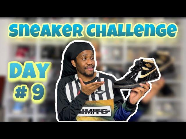 31 Day Sneaker Challenge: Day 9 - Last UnDS Sneaker | Air Jordan 1 Patent Black & Gold |