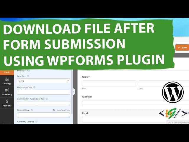 How to Download File (PDF etc.) After Submit Form in using WPForms Plugin in WordPress