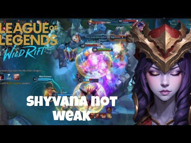 "Shyvana is BROKEN! Insane Damage & 1v9 Carry Potential | Wild Rift" #shyvana #lolmobile #wildrift
