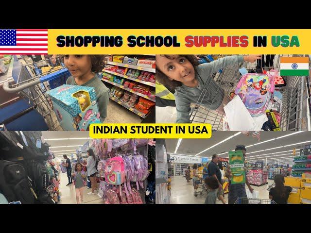 Shopping for School Supply in USA ️|| Indian Student in USA || Vlogger Man