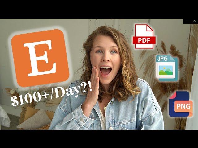 Etsy Digital Products (That Make AT LEAST $100 a day!) | Etsy Digital Product Ideas