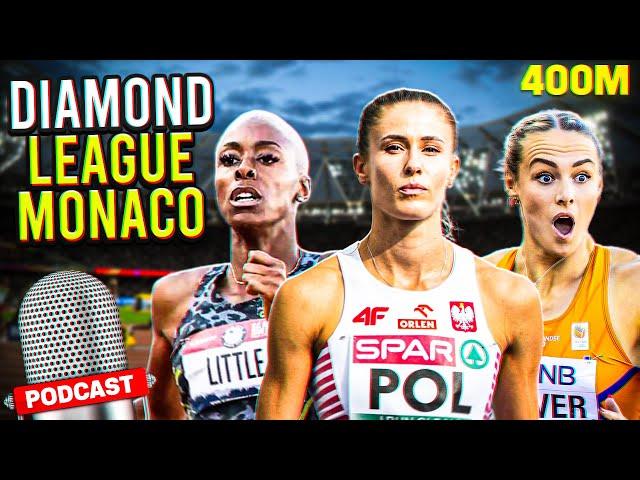 Shamier LITTLE || Natalia KACZMAREK || Lieke KLAVER || Diamond League Monaco || 400m || 7/22/2023