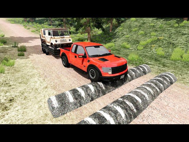 Cars vs Speed bumps #39 - BeamNG Drive  beamng-cars TV