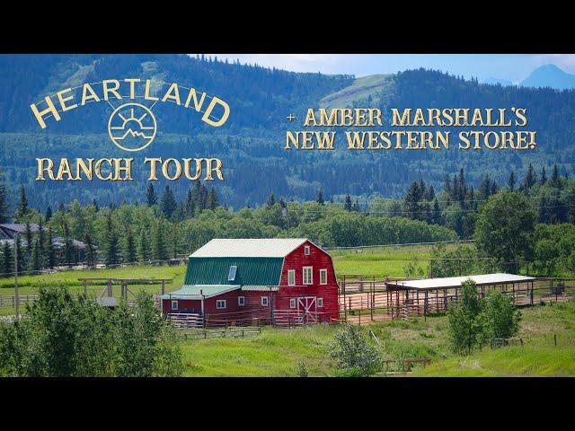 HEARTLAND Ranch + Amber Marshall's new western store in Alberta Canada #heartland #ambermarshall CBC