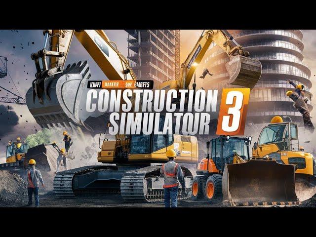 Construction simulator 3 -#19 road refurbishment on sunny hills bridge day 2- Android Games 2024