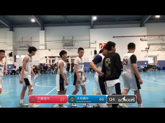 20250308 球學聯盟-國中組 15:00 竹圍國中 VS 大有國中