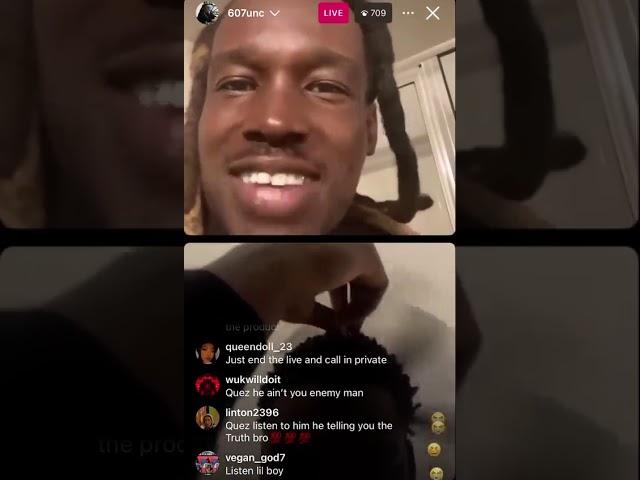 607 Unc vs GraveDigga Quez (FULL IG LIVE BEEF) ft. Big Homie .CC