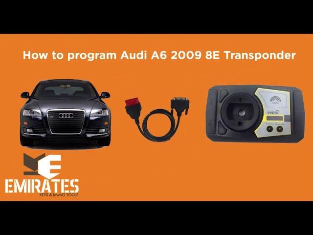 Audi A6 2009 Key programming via VVDI2- Xhorse