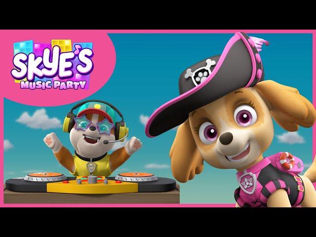 Silly Spooky Halloween Party Song - Skye's Music Party - PAW Patrol Music Cartoons for Kids