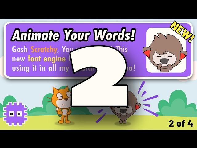 Animate Your Words #2 - Word Wrapping | Scratch Tutorial