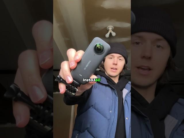 Is this the best way to mount a camera? #ski #insta360 @insta360