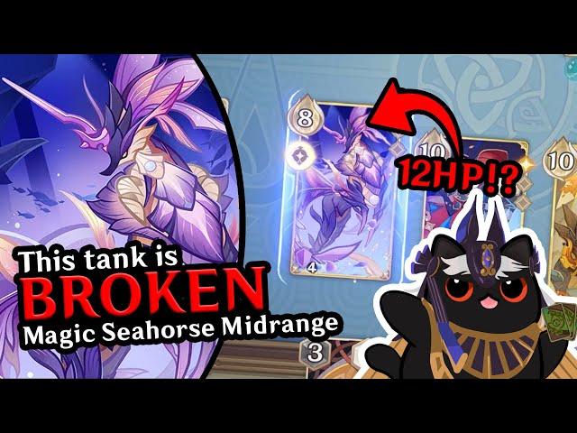 The BROKEN 12 HP tank - Magic Seahorse Midrange | Seahorse Mona Azhdaha | Genshin Impact TCG