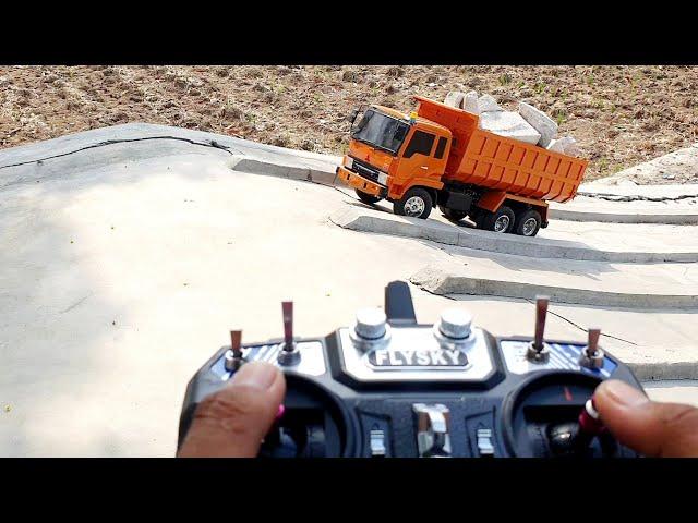 RC Fuso Truck : Heavy load test on extreme uphill roads