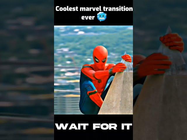 Coolest marvel transition ever  Wait for it #shorts #marvel #transition