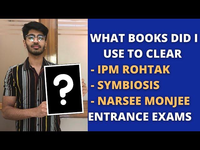 Book list to prepare for IPM Rohtak/IPM Indore entrance exam