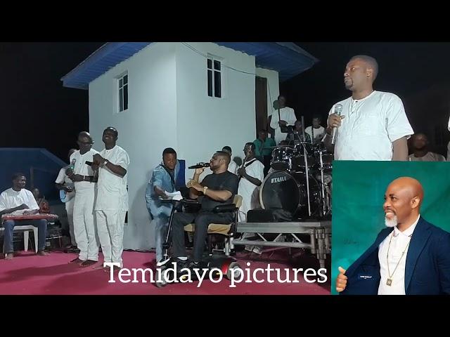 Dr Yinka Ayefele on stage for Pastor Israel Ayanfe Olubori on his 60th birthday celebration part 1