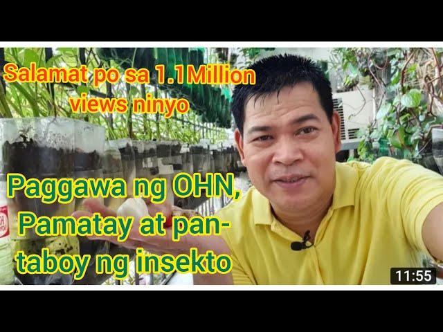 OHN: PAMATAY at PANTABOY NG INSEKTO SA LAHAT NG TANIM (with ENG sub)