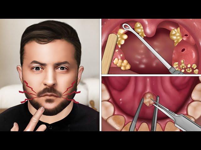 [ASMR Animation] Salivary duct stone removal and Tonsil stone removal for Zelensky