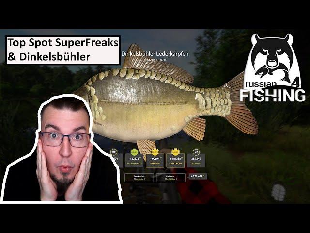 Top Spot C2 SuperFreak & Dinkelsbühler Alle Varianten Kupfersee | Russian Fishing 4 #556 | Deutsch