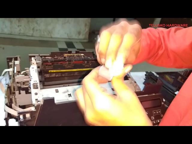 HP LASERJET M126NW DISASSEMBLE PART2 , PAPER PICKUP SOLUTION
