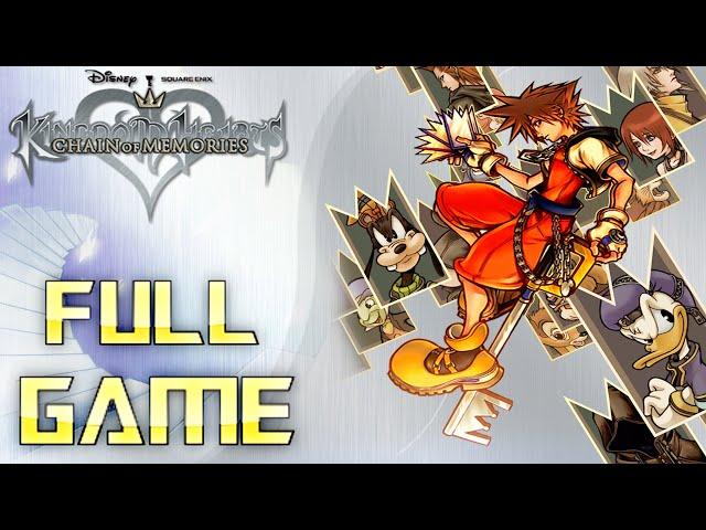 Kingdom Hearts Re: Chain of Memories | Full Game Walkthrough | No Commentary