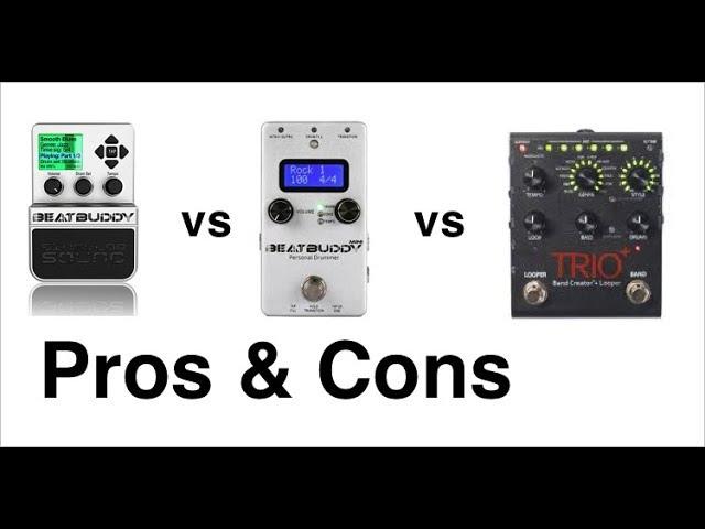 Beatbuddy vs Beatbuddy Mini vs Digitech Trio - PROS & CONS