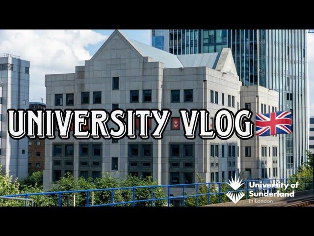 University Vlog||University of Sunderland||London