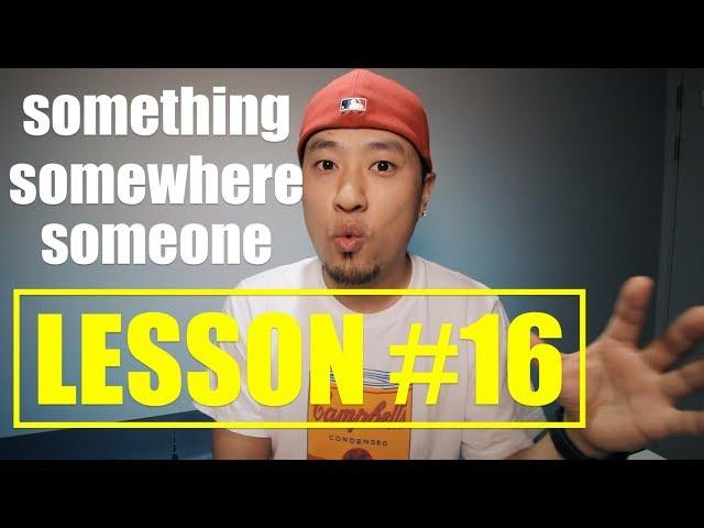 [ LESSON #16 ] something / somewhere / someone - 영어회화 기초 [라이브아카데미 토들러]