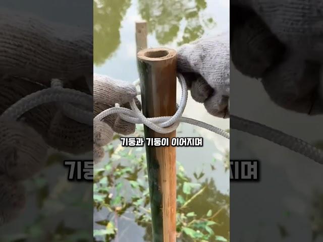 돈 안 들이고 대나무로 만드는 농업 구조물