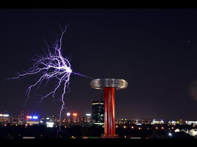 Teslin transformator 12.000.000V u Beogradu  -Tesla coil transformer 12MV in Belgrade - 2016.