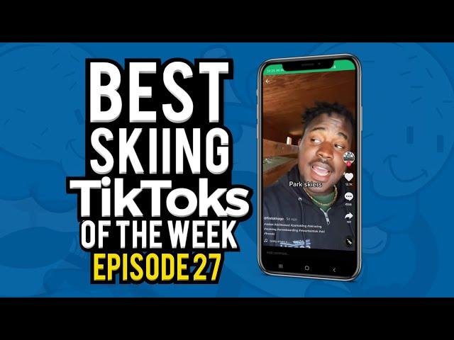 SKIING MEMES, BEST MOMENTS AND EPIC TRICKS! Best Skiing / Snowboarding TikToks of the Week #27