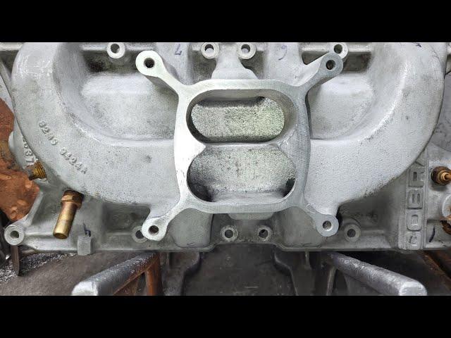 Ford GT40 289 Race Project, Shelby/Cobra intake manifold testing part 1. Manifold flow balancing!