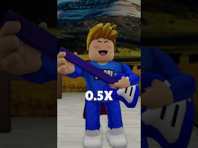 3x 2x 1x 0.5x APT  #roblox #shorts