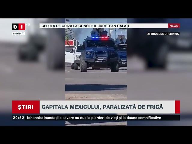 MEXIC: TEROARE ÎN SÂNGEROSUL CARTEL DE DROGURI. Știri B1TV_14 sept. 2024