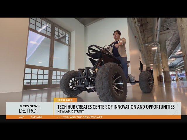 Inside look of NewLab in Detroit, a tech hub of innovation