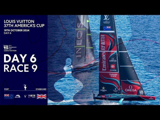 EPIC RACING| Louis Vuitton 37th America's Cup Race 9 | Emirates Team New Zealand vs INEOS Britannia