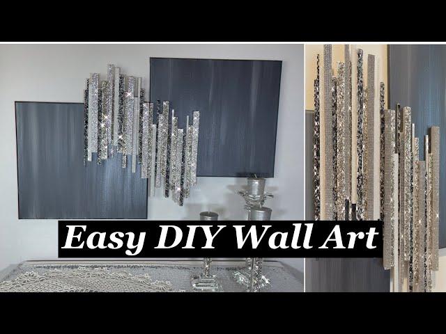 Square Wooden Dowels to Create Unique Wall Art