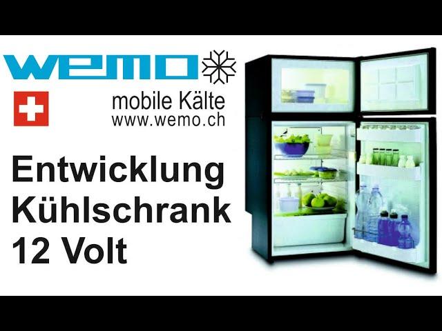 Entwicklung Doppelkompressorkühlschrank WCS Götz Carex Vitrifrigo 12 Volt secop Nano BDN50K