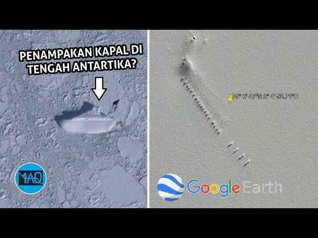 CEK SENDIRI! Inilah 5 Penampakan Misterius di Antartika yang Dipotret Oleh Satelit di Google Earth!