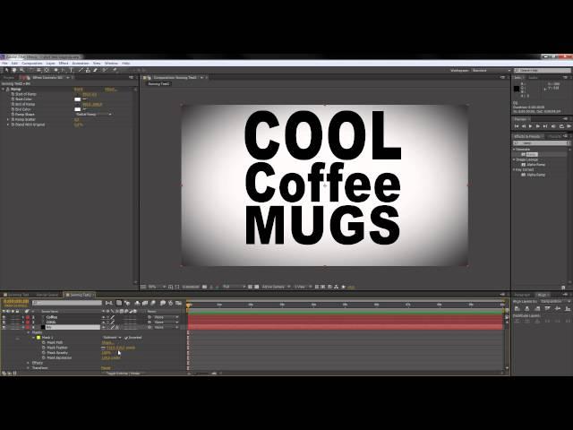 How to Swinning Text - Tutorial Adobe After Effect Jak zrobić swinning text w After Effect